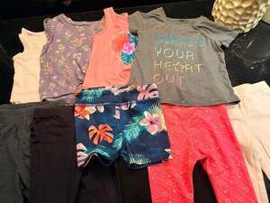 Jumping Beans Toddler Girls 12M Activewear Clothing Lot - 8 Pieces